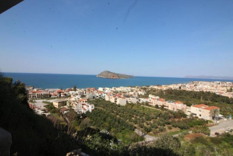 Platanias Panorama-Meerblick-Villa in Platanias Haus kaufen